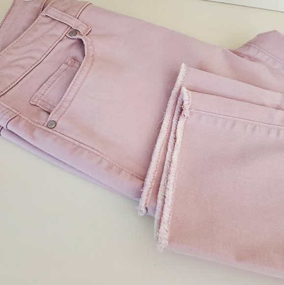 Lauren Conrad Blush Ankle Crop Skinny Twill Jeans - Picture 5 of 6